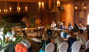 Ook is er bij feestlocatie Archeon in Alphen aan den Rijn ruimte om workshops te geven.