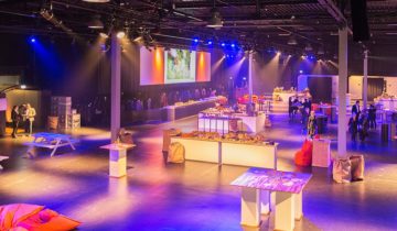 Personeelsfeest in de blackbox van Taets feestlocatie in Amsterdam