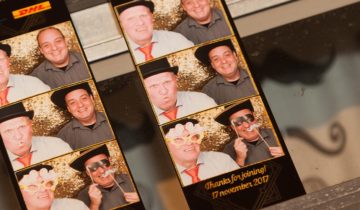 Foto uit Photobooth bij het Great Gatsby feest van DHL